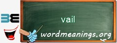 WordMeaning blackboard for vail